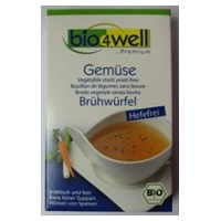 Caldo de Legumes em Cubos sem glúten 8 unidades de 12g - Bio4well