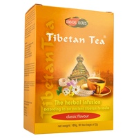 10 x Chá Sabor Clássico 90 saquetas (Chá verde - Limão - Menta - Camomila) - Tibetan Tea