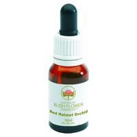 Orquídea Capacete Vermelho 15 ml de elixir floral - Australian Bush Flower Essences