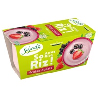 Iogurte de Arroz e Morango 200 g (Morango) - Sojade