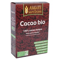 Cacau Bio (100% Cacau magro sem açúcar adicionado) 450 pérolas (100%) (Cacau) - Abbaye de Sept-Fons