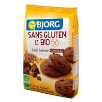 Biscoitos de chocolate sem glúten 250 g (Chocolate) - Bjorg