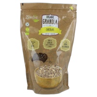 Granola de chocolate orgânico sem glúten 300 g - Zealia