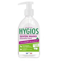 Desinfetante para as mãos verde maçã 300 ml - HYGIOS