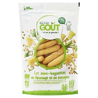 Mini baguetes de queijo e alecrim 10m + 70 g - Good Goût