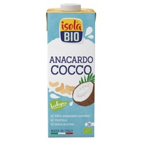 6 embalagens de coco orgânico e bebida de caju 6 unidades de 1L - Isola Bio