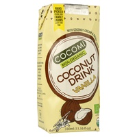 Bebida de Coco Sabor Baunilha Bio 330 ml (Baunilha) - Cocomi