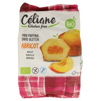 Mini Queques Alperce sem Glúten Bio 200 g - Céliane Gluten Free