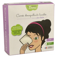 10 Quadrados Desmaquilhantes Bambu Crú 10 unidades - Les Tendances D'Emma