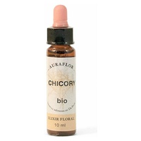 Flores orgânicas de Bach - Chicória 10 ml de elixir floral - Auraflor