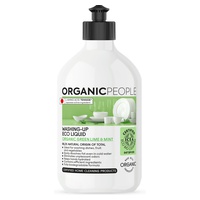 Máquina de lavar louça líquida ecológica de limão verde e hortelã 500 ml (Menta - Lima) - Organic people