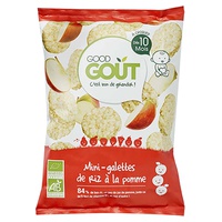 Mini Bolos de Arroz com Maçã 10m + 40 g - Good Goût