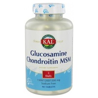 Glucosamina Chondroitin MSM 90 tabletes - Kal