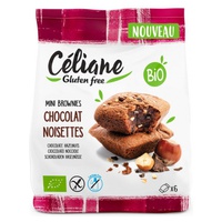Brownies de Chocolate e Avelã 170 g - Céliane Gluten Free