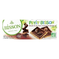 Bolachas Petit Bisson de Chocolate Negro 150 g - Bisson