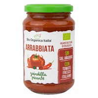 Molho de tomate arrabiata apimentado 325 ml - Bio Organica Italia