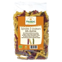 Espirais Tricolor de Trigo e Quinoa 500 g - Primeal