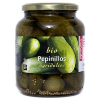 Picles agridoces orgânicos 650 g - Machandel