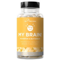 Meu cérebro! Feverfew & Butterbur 60 cápsulas vegetais - Eu Natural