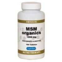 Msm Organics 100 comprimidos de 1000mg - Ortocel Nutri Therapy
