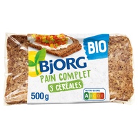 Pão integral 3 Cereais 500 g - Bjorg