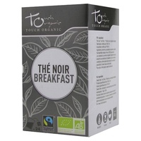 Chá preto de café da manhã orgânico 24 saquetas - Touch Organic