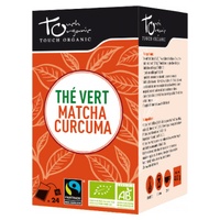 chá matcha e açafrão 24 saquetas de infusão - Touch Organic