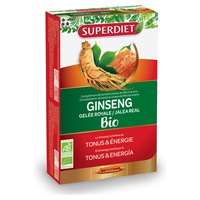 Ginseng geleia real 20 ampolas de 15ml - Superdiet