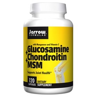 Glucosamina + Condroitina + MSM 120 cápsulas - Jarrow Formulas