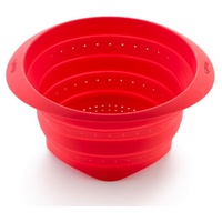 Coador dobrável 23 cm 1 unidade (Vermelho) - Lékué