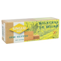 Bolachas de Milho sem glúten 170 g - Singlu