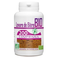 Levedura de Cerveja Bio 400 mg 200 comprimidos - GPH Diffusion