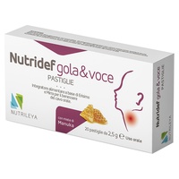 Nutridef garganta e voz 20 tabletes de 2.5g - Nutrileya