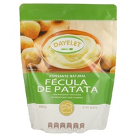 Fécula de Batata sem gluten 450 g de pó - Dayelet