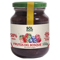 Geléia de frutas da floresta com Bio agave 325 g - Sol Natural
