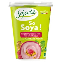 Iogurte de Soja com Framboesa e Maracujá Bio 400 g (Framboesa) - Sojade