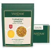 Chá de ervas de cúrcuma e gengibre 200 g - Vahdam Teas