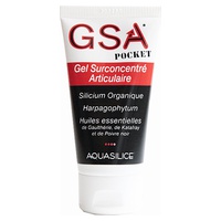 GSA de Bolso: Gel Articulações Super Concentrado 50 ml de gel - Aquasilice