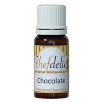 Aroma de Chocolate Concentrado sem glúten 10 ml - Chefdelice