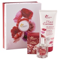 Conjunto Eau de coursiana: perfume água 50ml + gel de banho 200ml 1 unidade - Fleurance Nature