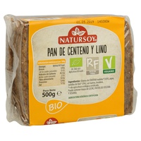 Pão de Centeio e Linho 500 g - Natursoy