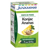 Perda de peso - Konjac / abacaxi 42 cápsulas - Laboratoires Juvamine