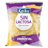 Queijo Emmental Ralado Sem Lactose 100 g - Kaiku