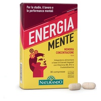 Energia da mente 30 comprimidos - Naturando