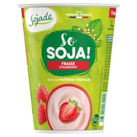 Iogurte de morango orgânico de soja 400 g (Morango) - Sojade