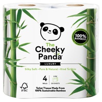 Papel higiênico de bambu 4 unidades - The cheeky panda