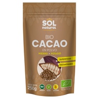 Cacau em pó orgânico 250 g de pó - Sol Natural