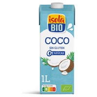 Bebida orgânica de coco sem açúcar 1 L - Isola Bio