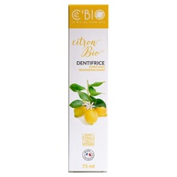 Creme dental clareador purificador de limão 75 ml - C'bio