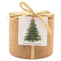 Pote de cortiça de pinheiro de Natal 450 g - Life in a bag